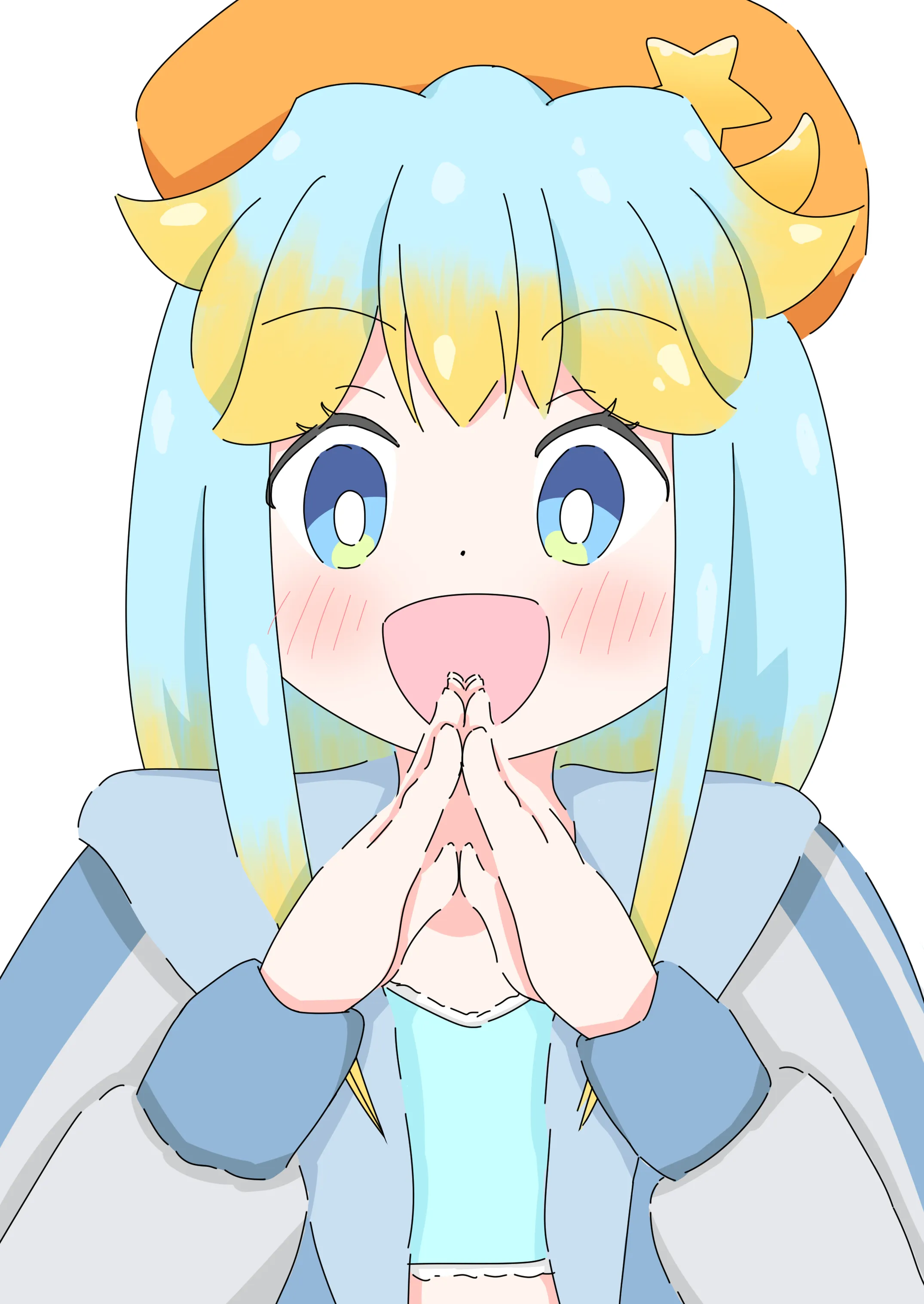 輝羅星そらの：アニメ調イラスト