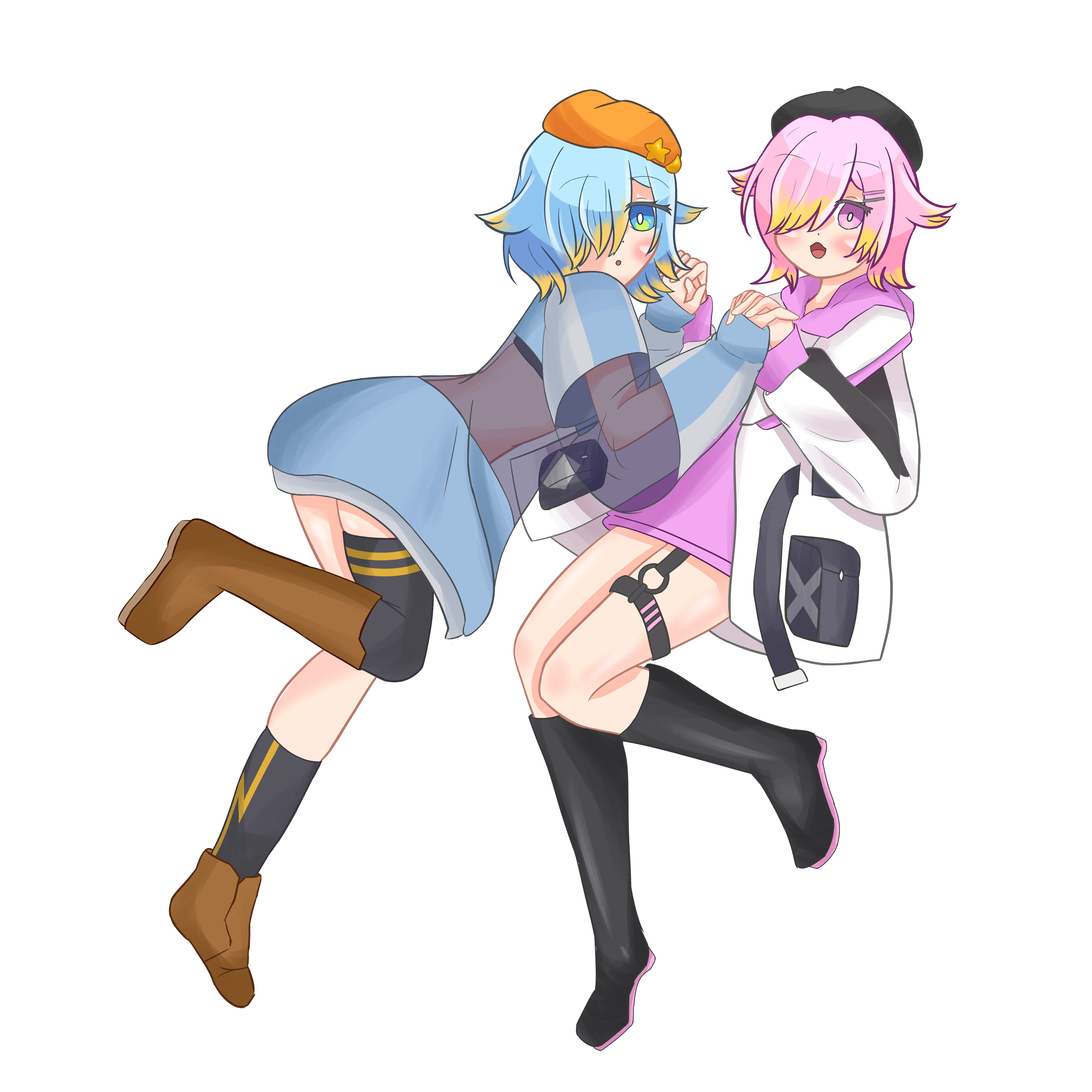 輝羅星そらの：衣装２着バージョンイラスト